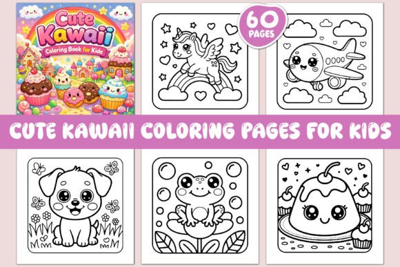 60 Cute Kawaii Coloring Pages for Kids: A Creative Asset Deep Dive