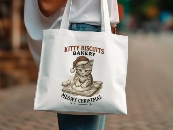 Adorable Festive Baking Kitty Graphics for Your Projects