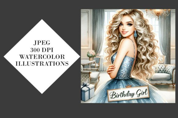Birthday Girl Illustrations: Your Go-To for Whimsical Charm