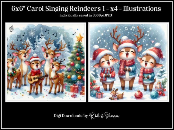 Bringing Holiday Joy to Life with Carol Singing Reindeers