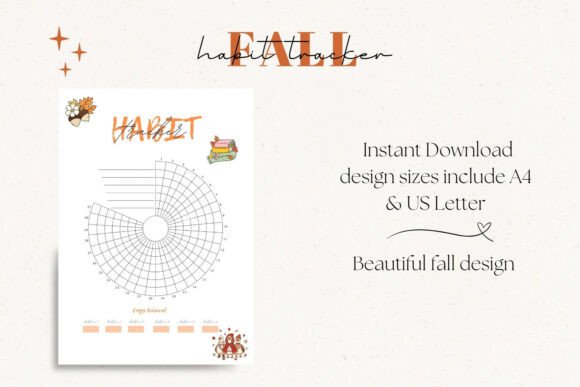 Cozy Autumn Habit Tracker: Your Printable Path to Fall Productivity