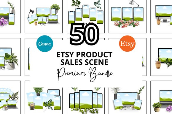 Elevate Your Etsy Shop with This 50-Scene Bundle