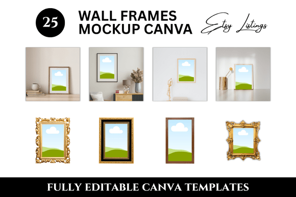 Transform Your Etsy Shop with Wall Frame Mockups