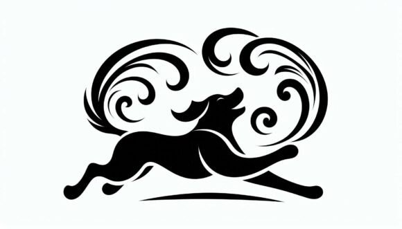 Unlocking the Playful Charm of the Dog Chasing Its Tail Design
