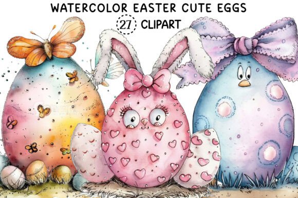 Watercolor Easter Cute Eggs Clipart: A Designer's Guide