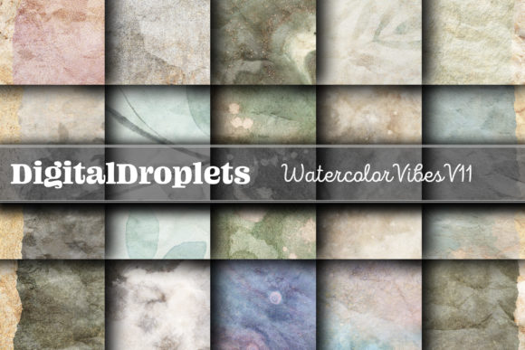 Watercolor Vibes Vol. 11: A Designer's Guide to Authentic Textured Backgrounds